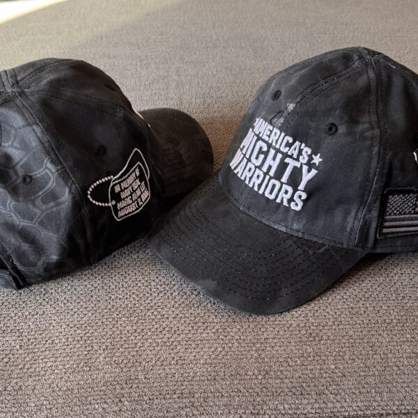 ML Kryptec Camo Hat-Typhon black Embroidered Marc Lee Memorial hat